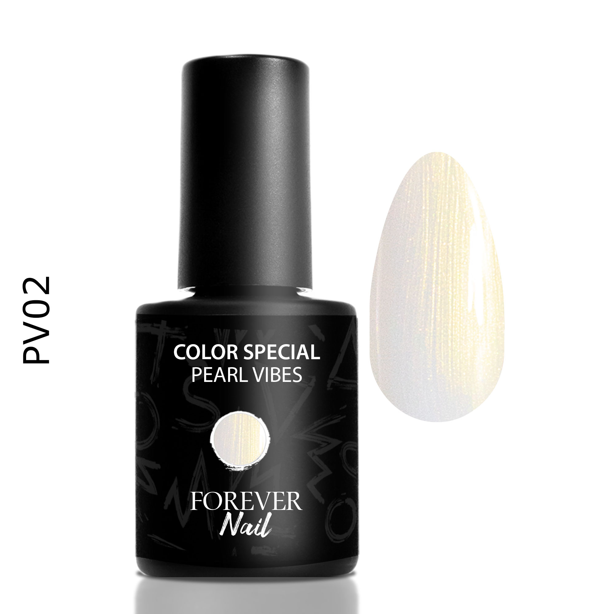 Smalto gel semipermanente Pearl Vibes PV02 Forevernail